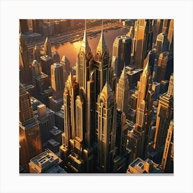 Dubai Cityscape Canvas Print
