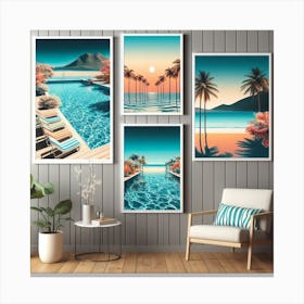 In the water wall art Canvas Print