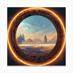 Stargate Canvas Print