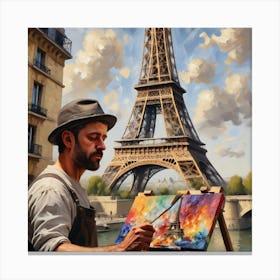 Paris Eiffel Tower Canvas Print