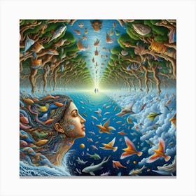 Ocean Of Life Canvas Print