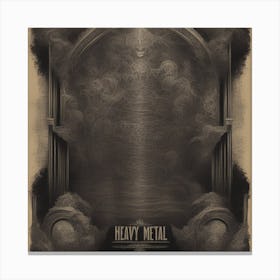 Heavy Metal poster Canvas Print