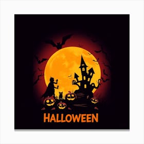 Halloween Night 1 Canvas Print