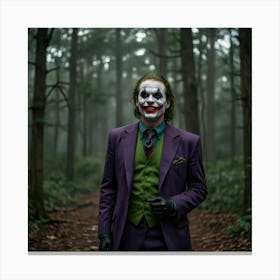 Joker In The Woods 18 Canvas Print