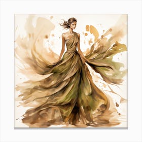 Fashion Illustration 10 Canvas Print