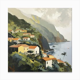 Misty Madeira - expressionism 1 Canvas Print