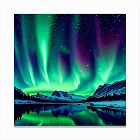 Aurora Borealis Canvas Print