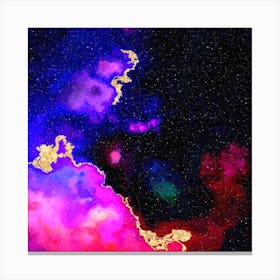 100 Nebulas in Space with Stars Abstract n.099 Canvas Print
