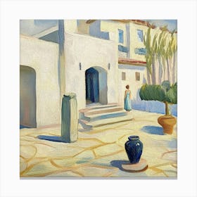 House In Spain Mallorca Canvas Print