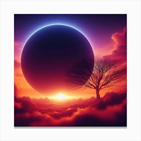 Eclipse Of The Sun 1 Canvas Print