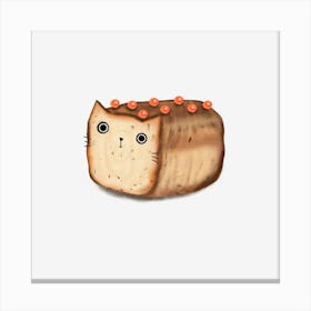 Bread Cat Canvas Print