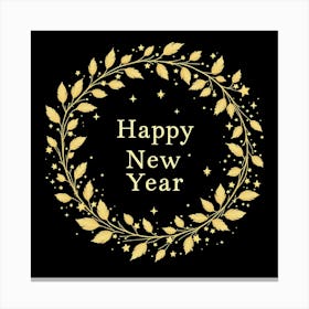 Happy New Year 4 Canvas Print