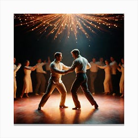 Tango Dancers Canvas Print