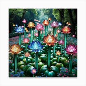 Lotus Garden 1 Canvas Print