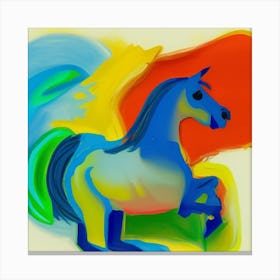 Horse Of The Rainbow Canvas Print