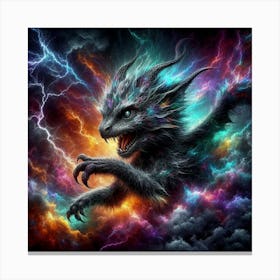 Lightning Dragon 1 Canvas Print