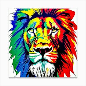 Lion portrait Canvas Print