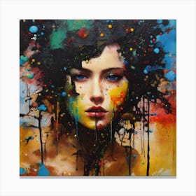 Abstract Painting Canvas Print