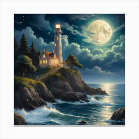 Default A Captivating Night Sceneq Canvas Print