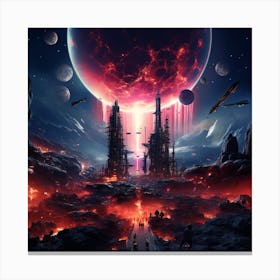 Space City 6 Canvas Print