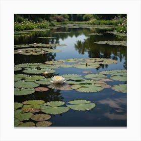 Water Lily 1 Canvas Print
