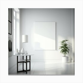 White Room Stock Videos & Royalty-Free Footage Canvas Print