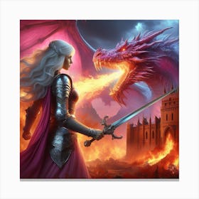 Dragon Slayer Canvas Print