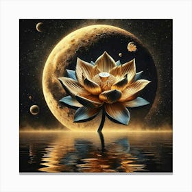 Lotus Flower 162 Canvas Print