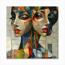 Two Women 1 Canvas Print