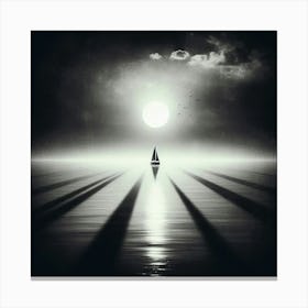 Shadows Of The Moon Canvas Print