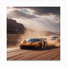 Desert Race 7 Canvas Print