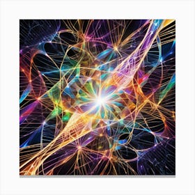 Abstract Psychedelic Art 4 Canvas Print