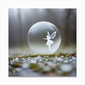 Fairy in a bubble  Canvas Print