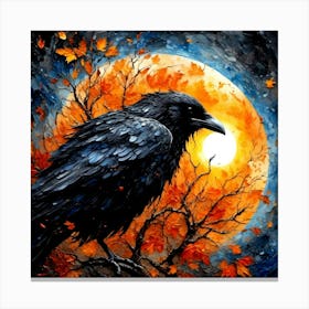 Fire Moon Canvas Print