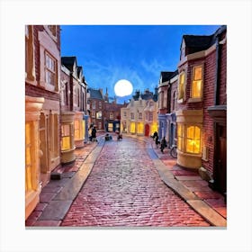 Harry Potter Street Canvas Print