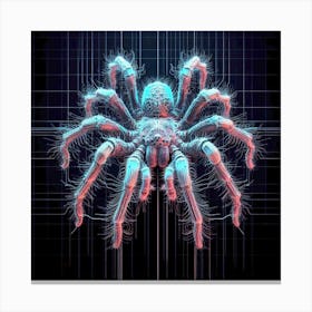Spider - 3d Illustration Canvas Print