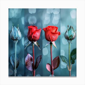 Four Roses Canvas Print