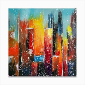 Sunny Downtown Canvas Print