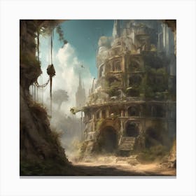 Fantasy Castle 19 Canvas Print