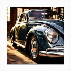 Door History Classic Detail Window Front Closeup Headlamp Sunlight Bumper Transport Auto (7) 1 Canvas Print