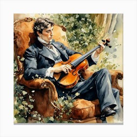 The musician Canvas Print