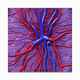 Arteries And Veins 2 Canvas Print