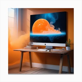 Computer Screen Canvas Print