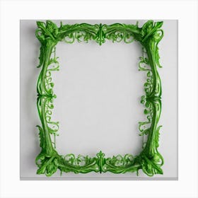 Green Frame 6 Canvas Print