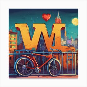 Love In The City Canvas Print