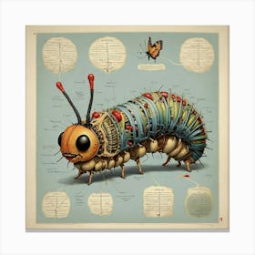  Anatomy Of A Caterpillar Art Print 0 Canvas Print