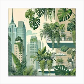 Nyc Cityscape 1 Canvas Print