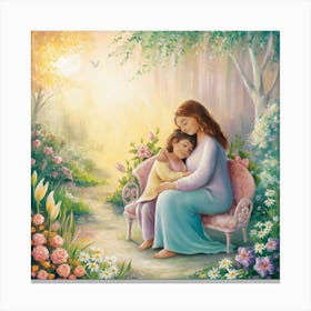 Mother And Child Canvas Print