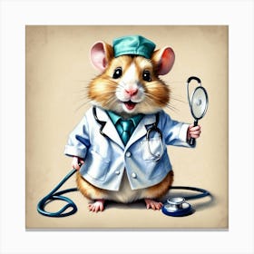 Doctor Mouse 1 Canvas Print