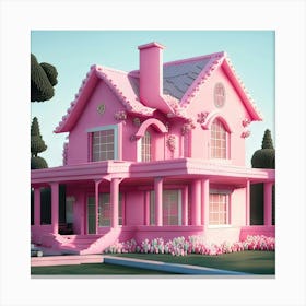 Barbie Dream House (588) Canvas Print